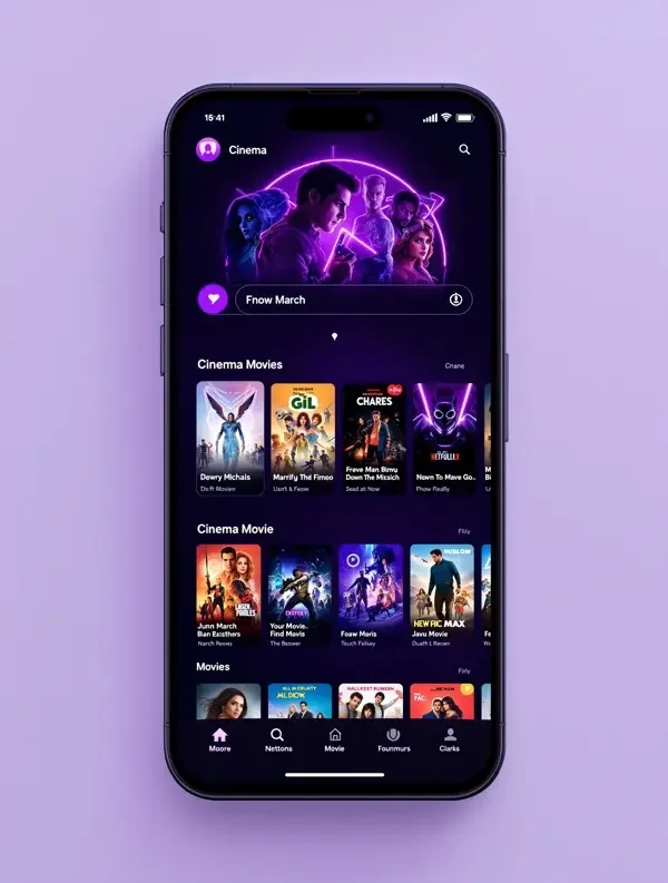 西瓜电影 APP 界面预览